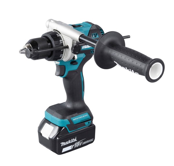 Makita Akku-Schlagbohrschrauber DHP492RTJ, 18V 2X 5,0 Ah Und LadegeräT Im Makpac-image