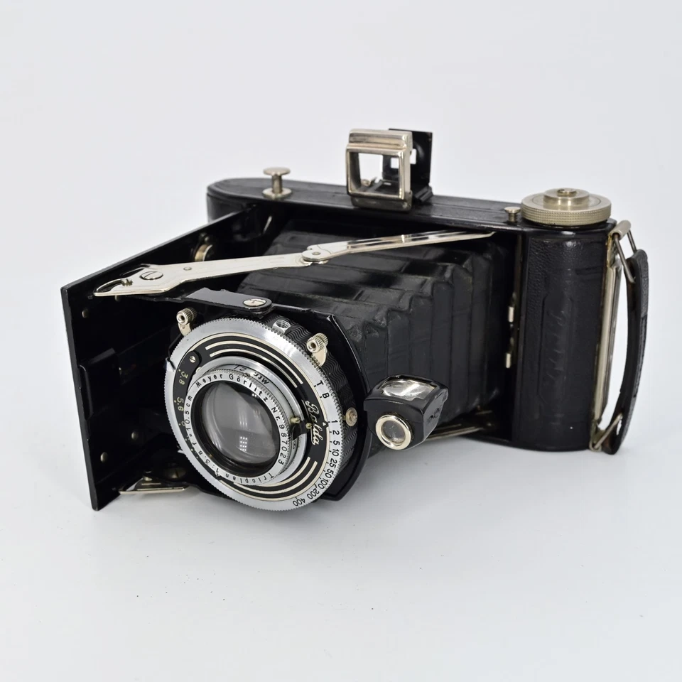 Cámara Plegable Balda Rara Meyer Goerlitz Trioplan 105mm f3.8 Compur-Rapid Foto 3 de 4