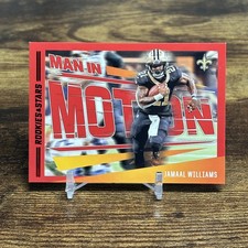 2023 Panini Rookies & Stars #MM-15 Jamaal Williams Man In Motion Saints