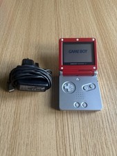 Nintendo Game Boy Advance SP Mario Red Limited Edition AGS-001 Console + Charger