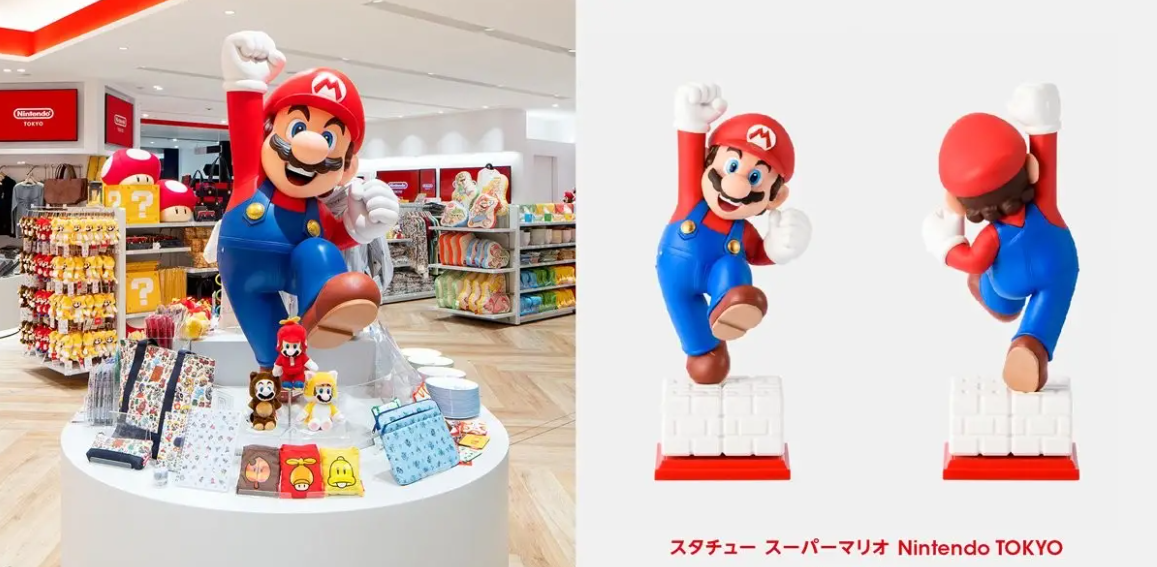 スーパーマリオ　SUPER MARIO club nintendo フィギュア Club Nintendo Super Mario Bros Statue Figure Promo Platinum