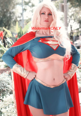 ULTRA HOT ''Cos Play'' ''SUPER GIRL'' ''Bare Belly'' Small Skirt ''Pin-Up'' PHOTO! #(63)