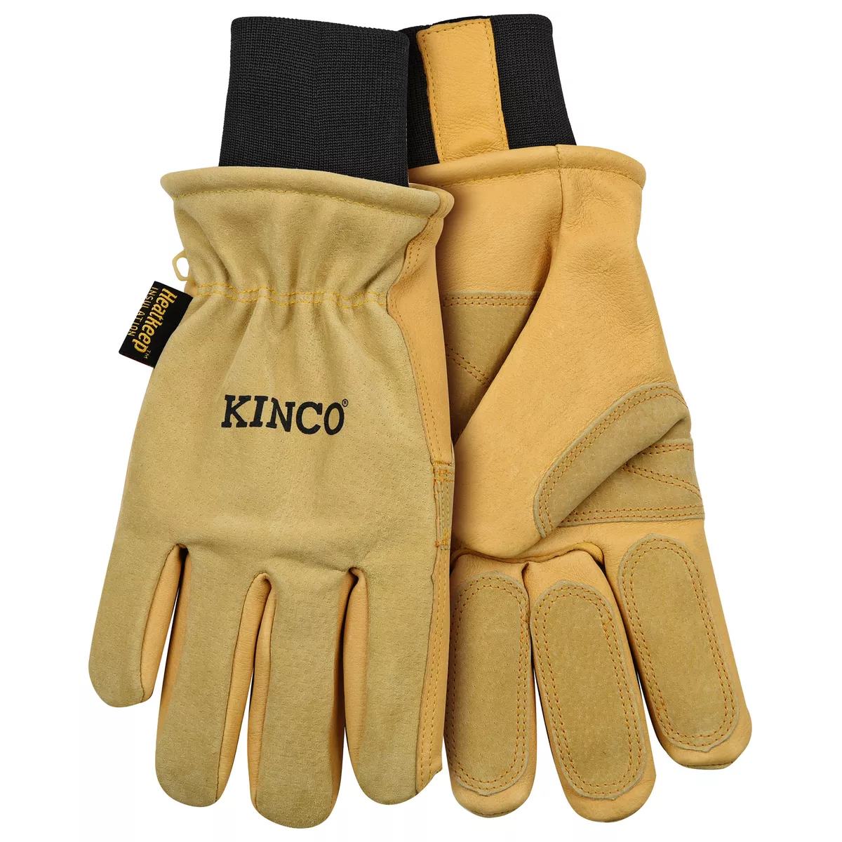 Kinco 901-L Homme Peau de Porc Cuir Ski Gant ,Heatkeep Thermique  Doublure,Grand