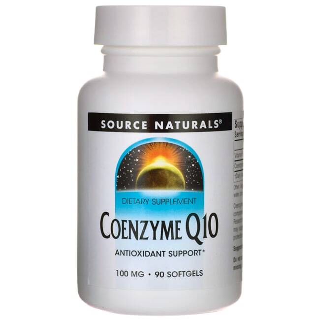 Source Naturals Коэнзим Q10 100 мг 90 гелей