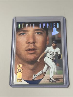 1996 Leaf Studio Kevin Appier Silver Press Proof SSP /100