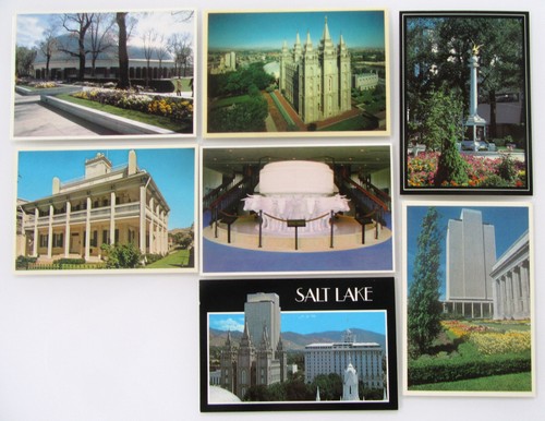 USA Lot Amerika Postcards 7 x SALT LAKE CITY UTAH color Postkarte Ansichtskarten - Bild 1 von 2