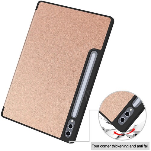 For Samsung Galaxy Tab S10 Plus 12.4 S9 FE S8 S7 Tablet Leather Case Stand Cover - Picture 83 of 84