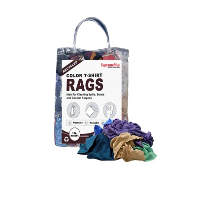 #ad #ad Recycled Color Knit Rags – Shop Bulk T Shirt Cotton Cleaning Wipers Bags $177.64