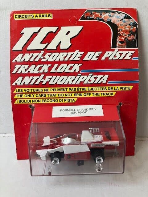 Vintage 1988 TCR Track Lock Slot Car Formula Grand Prix Racing