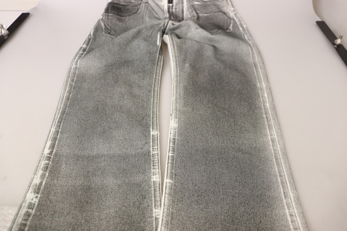 DOLCE & GABBANA Jeans Cotton Grey Washed High Waist Denim Pants