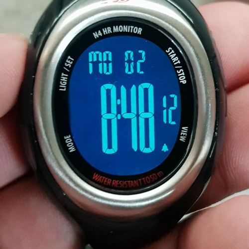 Orologio NB New Balance N4 HR Monitor Sport Frequenza Cardiaca Quarzo WR 50m BATTERIA NUOVA - Foto 8 di 10