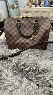 Louis Vuitton Speedy Bandouliere 30 Brown Canvas (Coated) for sale