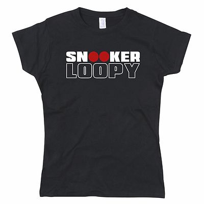 Snooker Loopy Billard Damen Tshirt T-Shirt Tee Top
