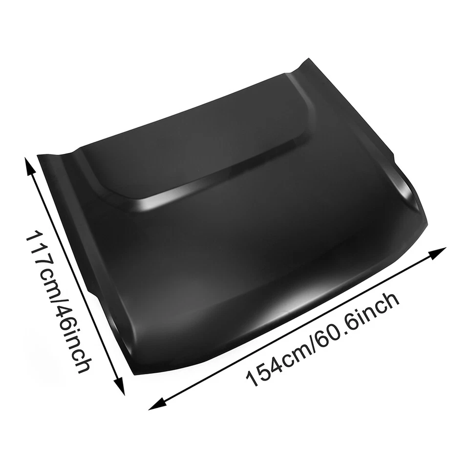 Primed Hood Panel Aluminum for Ford Bronco 2021-2024 - Factory Style Replacement Foto 2 de 4