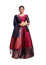 lehenga choli readymade wedding party wear silk half saree lehenga with dupatta