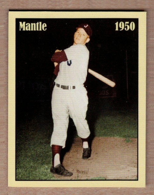 Mickey Mantle Joplin minor league / NYC Cab card / MINT cond / FREE