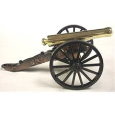  DIE CAST 1857 NAPOLEON CANNON WITH BRASS PLATED BARREL NEW IN BOX 