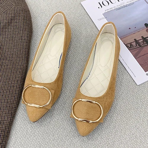 Bequemer modischer eleganter Damenschuh rutschfest flache Schuhe Slipper flache Party - Bild 7 von 75