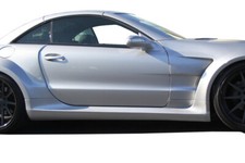 03-12 Mercedes Sl Af-1 Series Aero Function Side Skirts Body Kit 108021