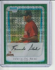2011 Fernando Abad Topps 1st Bowman Chrome Green Xfractor #BCP219 Astros