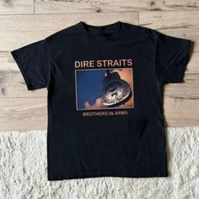Dire Straits Brothers In Arms Guitar T-shirt, classic graphic t-shirt TE5949