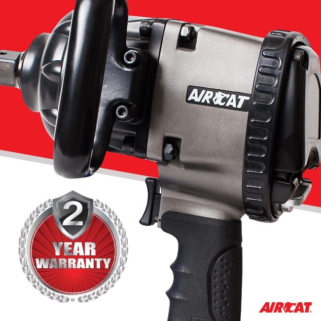 AIRCAT Pneumatic Tools 1880-P-A: 1-Inch Pistol Grip Impact Wrench