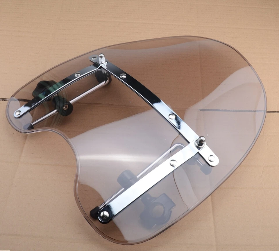 Smoke Windscreen Windshield For Yamaha V-Star XVS1100 XVS650 XVS1300 XVS950 - Image 3 of 4