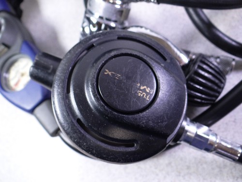 Tusa Scuba Dive 3 Gauge Complete Console Pressure SPG, Depth Imprex 1st 2nd stg - Picture 7 of 20