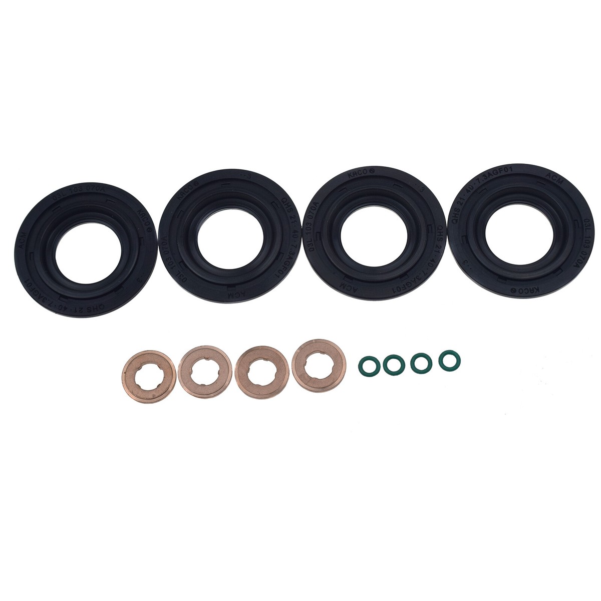 Kit De Joints Pour Injecteurs Ford Transit 2.2/2.4 TDCi – 4 Joints, 4 Rondelles, 4 Joints Toriques - 9