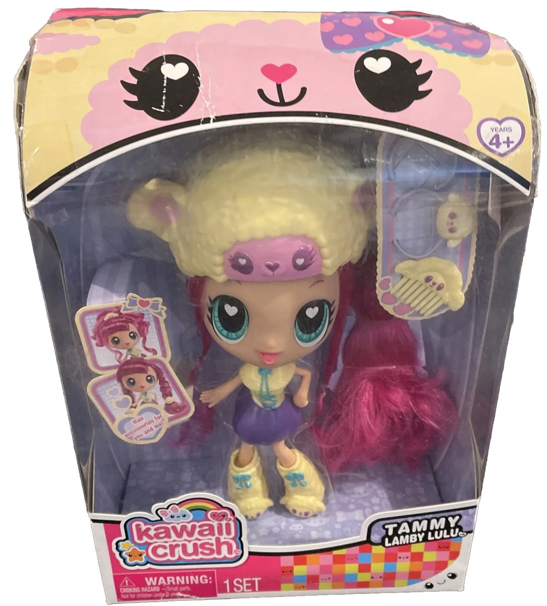 Kawaii Crush TAMMY LAMBY LULU Doll Play Set Hair Accs for YOU and