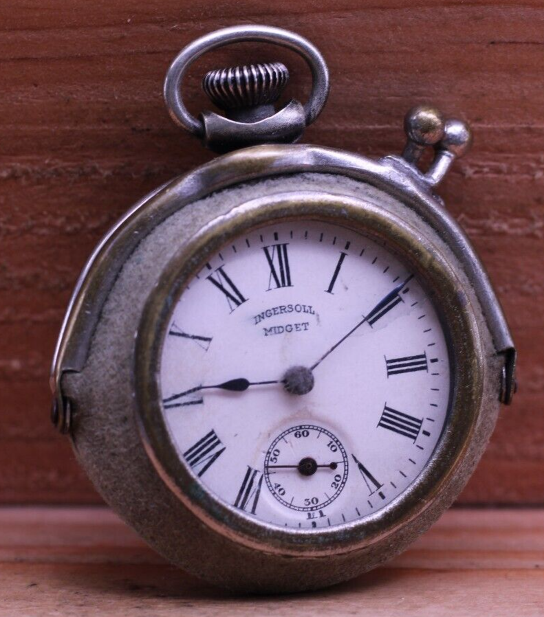 INGERSOLL MIDGET POCKET WATCH W/ OUTER CASE RUNS (IC) eBay