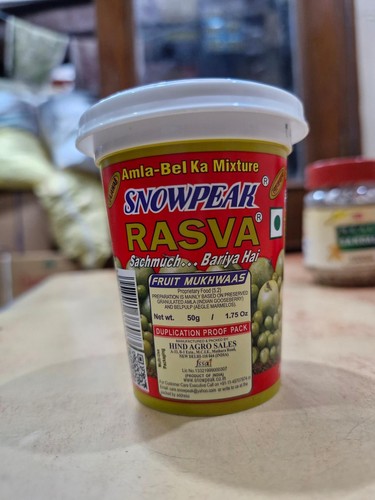 Snowpeak Raswa Amla Bel Miscela - 50g | Mukhwas alla Frutta - Foto 6 di 6