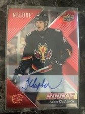 Adam Klapka Rookie  2024-25 Allure Hockey Red Rainbow Auto #149