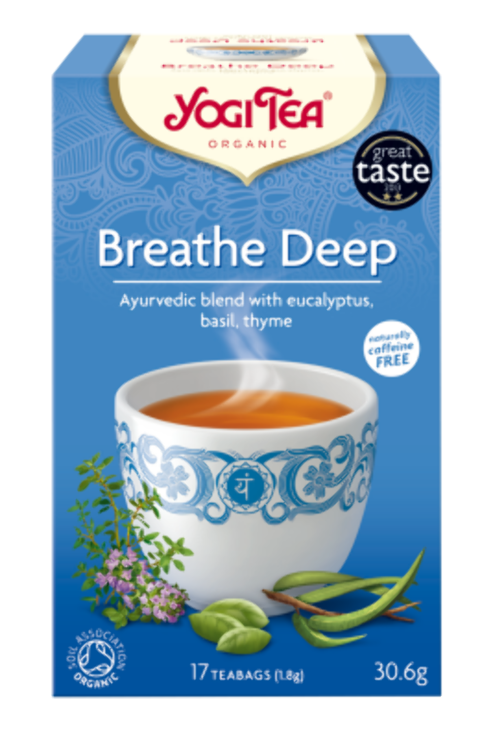 Yogi Breathe Deep Tea 17 Bags x 6 Pack