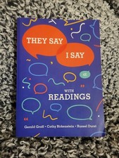 They Say / I Say : The Moves That Matter in A...