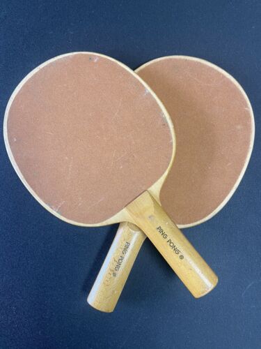 Vintage Ping Pong Paddles Retro Double Sided Table Tennis Rare