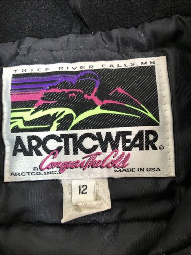 Arctic Cat Youth Kids Snowmobile Racing Coat Jacket Sz 12 READ - Picture 2 of 15