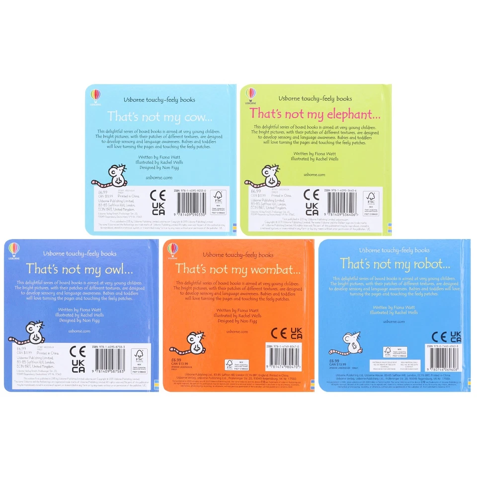 Usborne touchy feely: That's not my Collection 1: 5 Books Set - Ages 0-3 - BB - Image 3 of 4