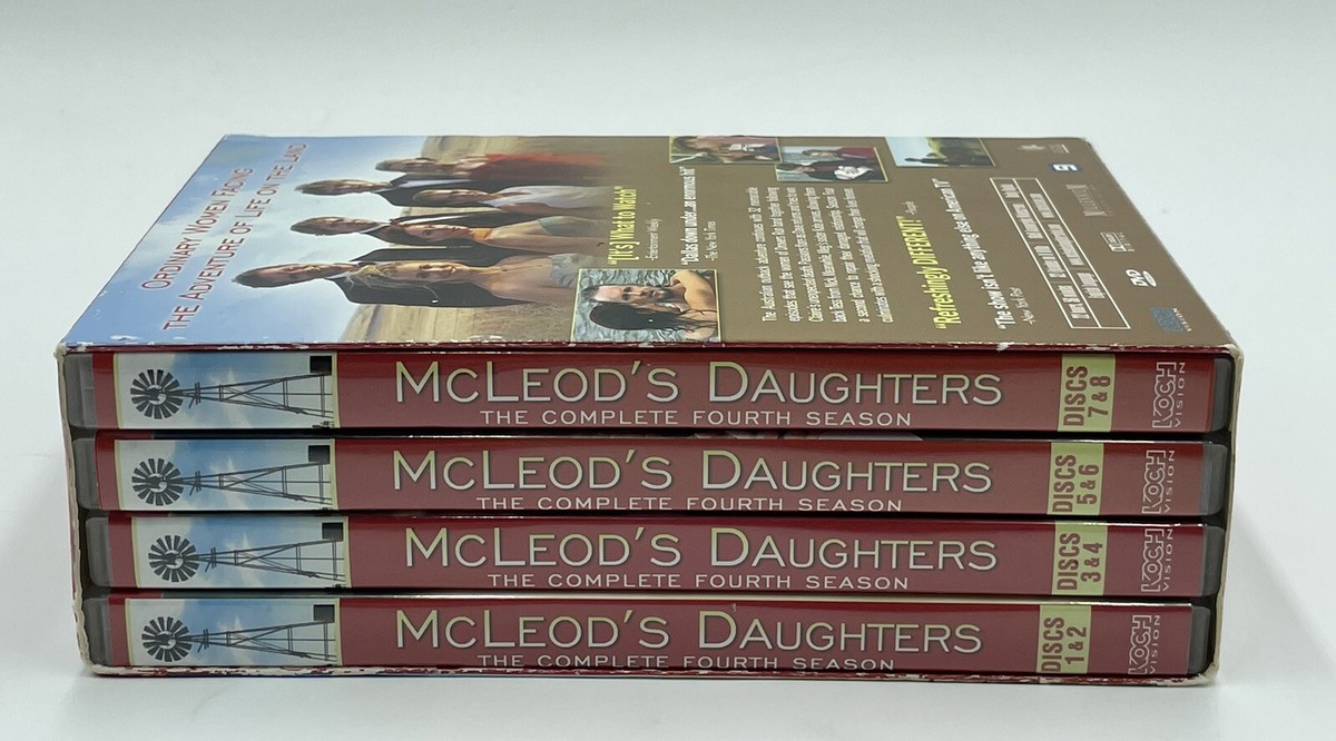 McLeod's Daughters The Complete Fourth Season 4 DVD 8-Disc