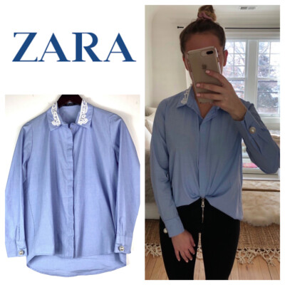 zara button down