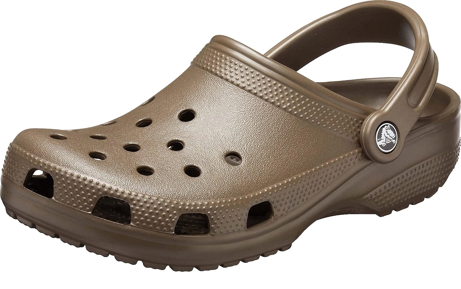 Pantuflas para hombre Crocs marrones