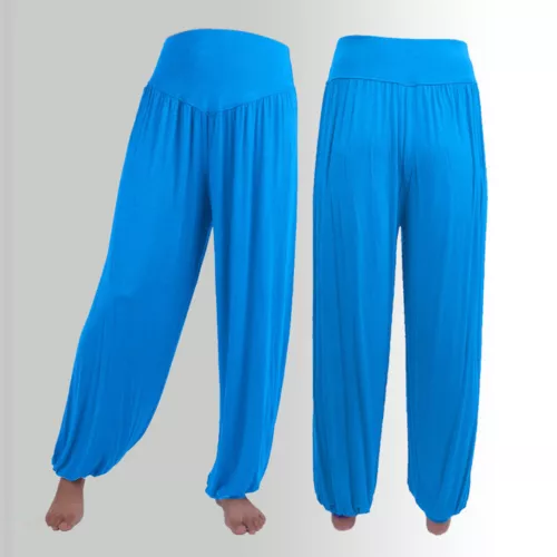 Women Elastic Loose Modal Cotton Soft Yoga Sports Dance Harem Pants Trousers - Picture 39 of 57