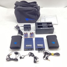 Williams Sound Hearing Helper Transmitter, Receiver, Mic, Charger, Earpiece,batt