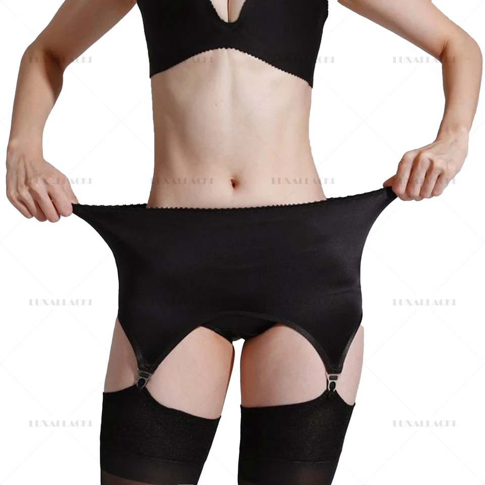 Luxallacki Strumpfhalter zum Überziehen, 4 Riemen, Strumpfgürtel, Unterwäsche - Bild 4 von 4