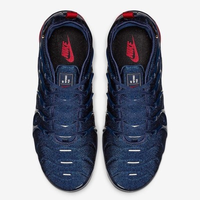 NEW Nike Vapormax Plus TN blue/red Men's Shoes free shipping