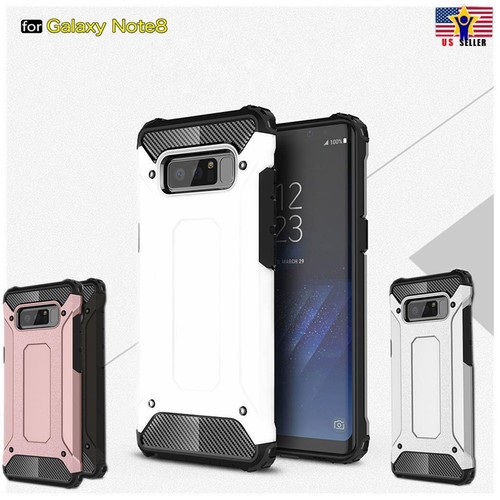 Samsung Galaxy Note 8 Case Shockproof Luxury Silicone Hard Protect Back Cover - Picture 1 of 6