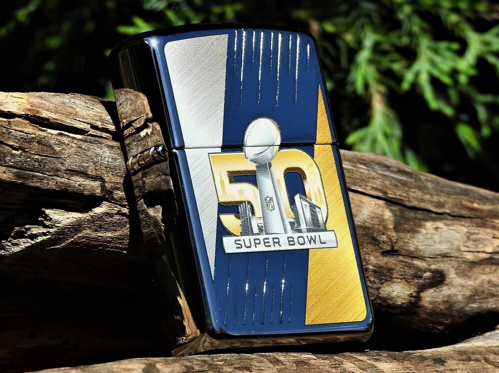 NFL 50th Anniversary Super Bowl Armor Zippo Lighter - Numbered
