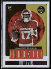 2023 Panini Legacy Premium Silver Prizm Rookie #172 - Marvin Mims - Oklahoma!