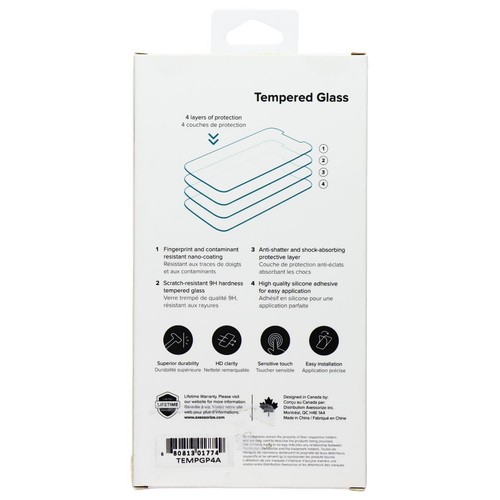 Axessorize Protection Écran en Verre Trempé pour Google Pixel 4a - Photo 2 sur 2