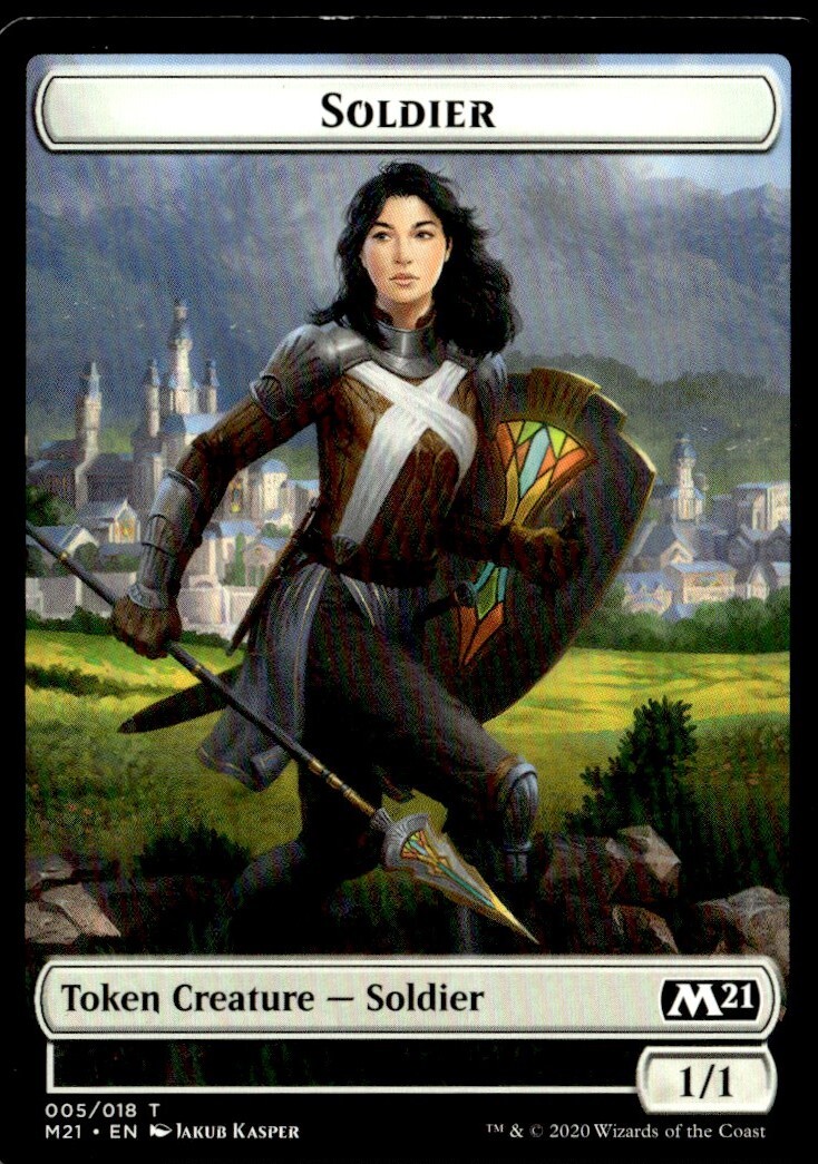 2020 Core Set 2021 MTG Soldier Token Common #5